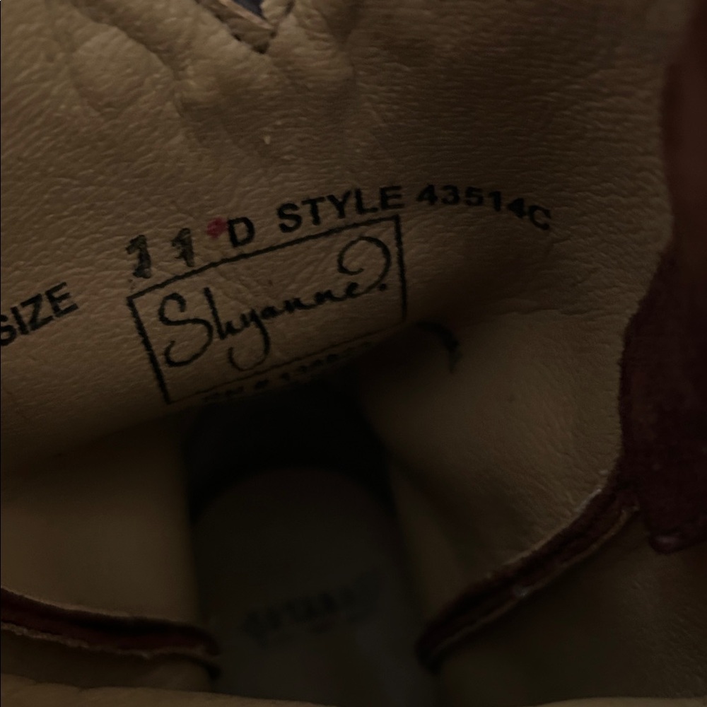 Tony Lama Brown Fringe Ankle Boots - Picture 3 of 3